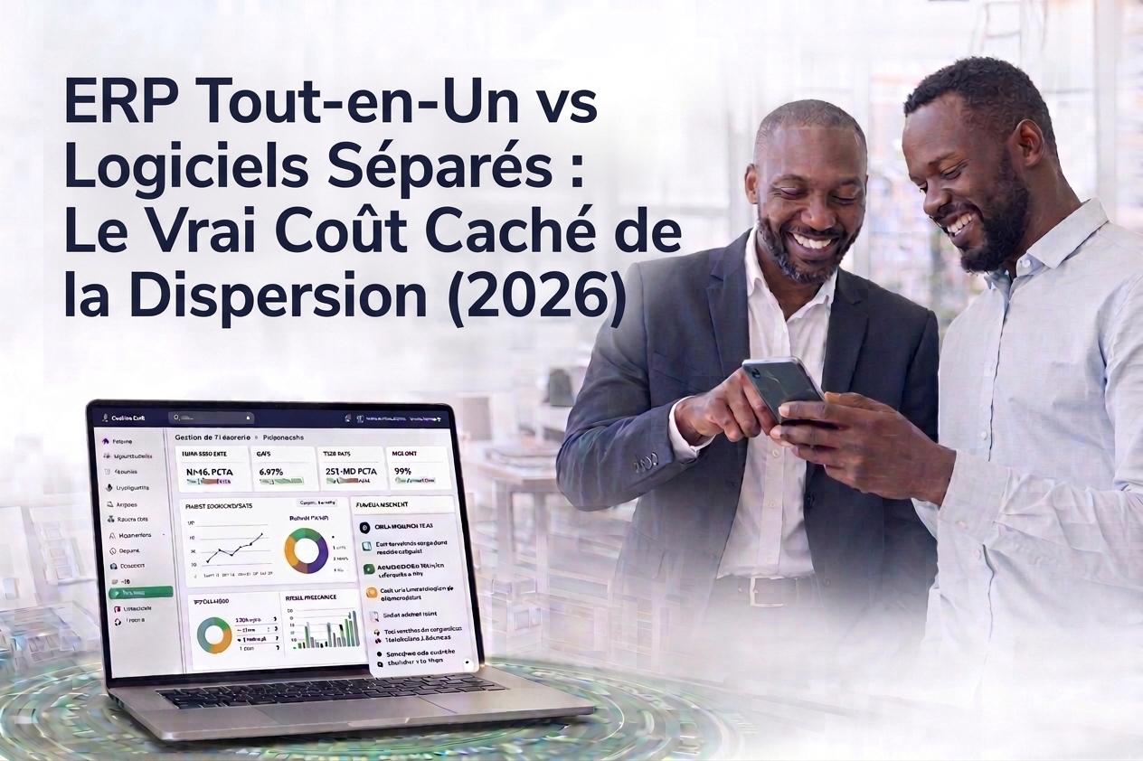 ERP Tout-en-Un vs Logiciels Séparés : Le Vrai Coût Caché de la Dispersion (2026)