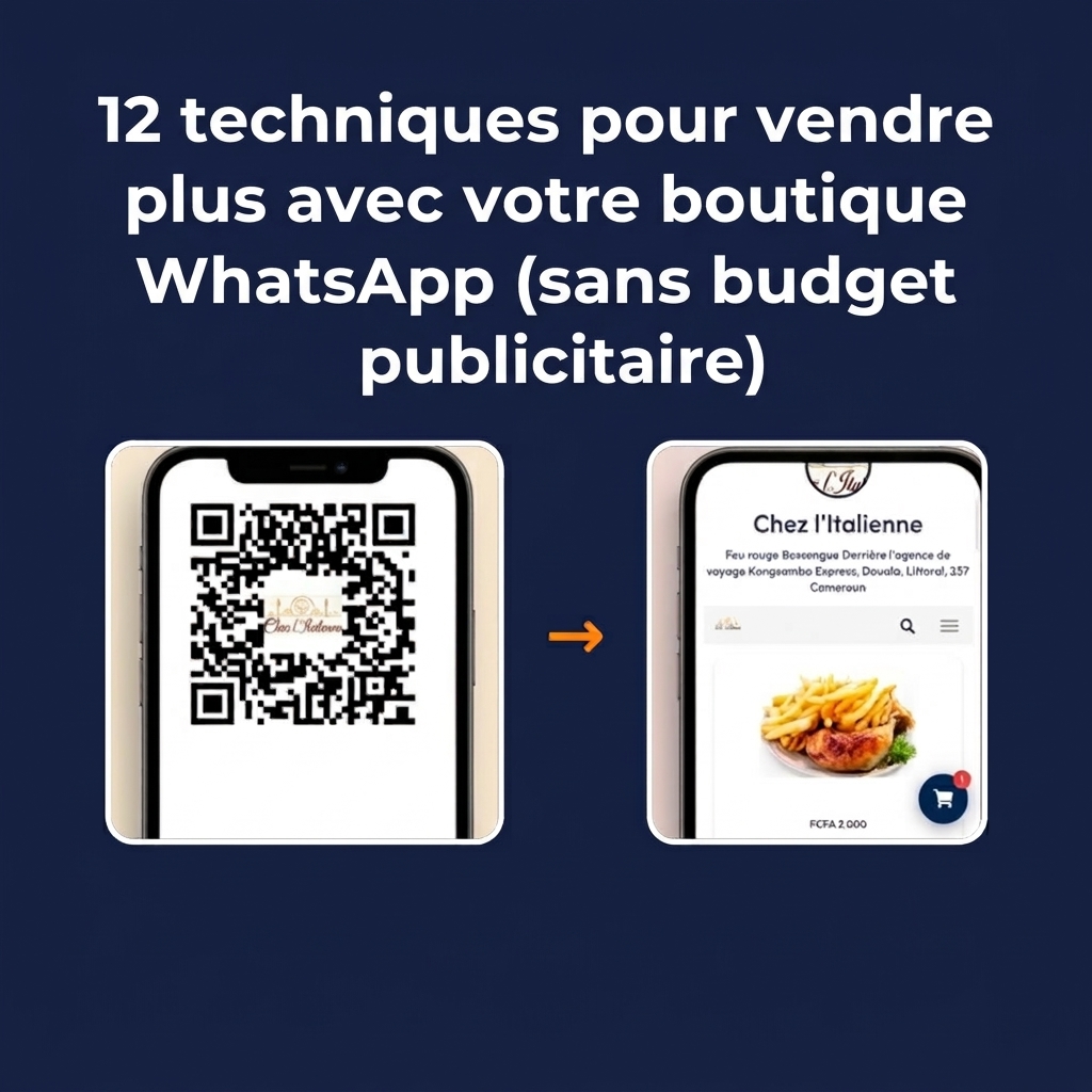 12 techniques pour vendre plus avec votre boutique WhatsApp (sans budget publicitaire)