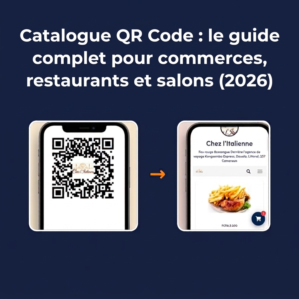 Catalogue QR Code : le guide complet pour commerces, restaurants et salons (2026)